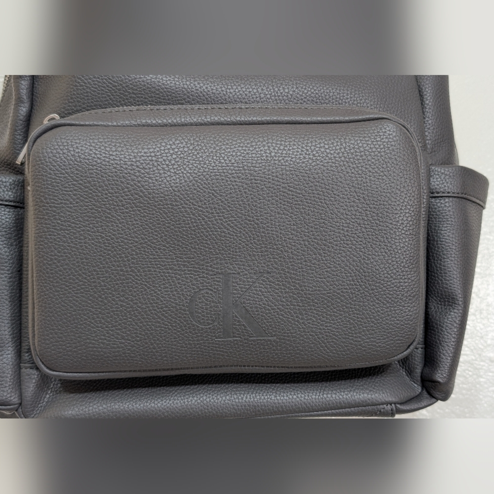 Calvin Klein Charcoal Men's Backpack - Picture 2 of 5